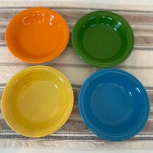 Fiestaware 4 set dip bowls